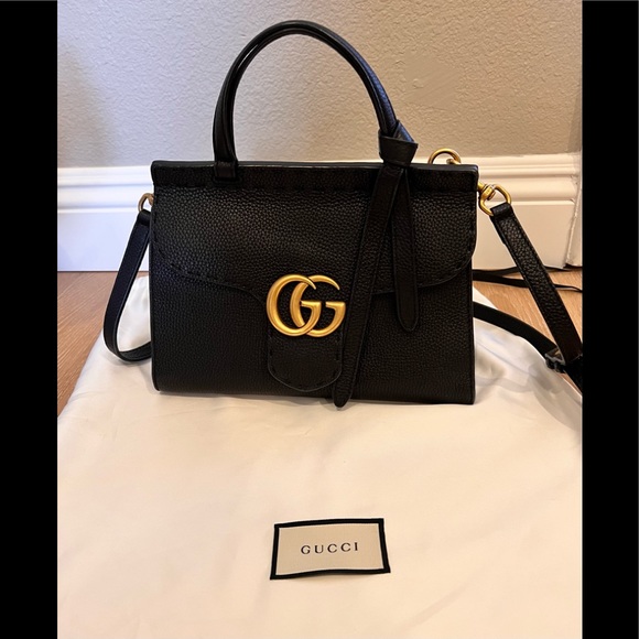 Gucci Bags Gucci Marmont Top Handle Mini Poshmark